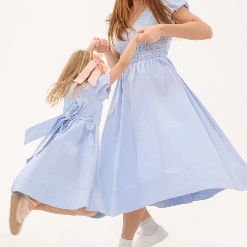 Zella Dress in Sky Blue