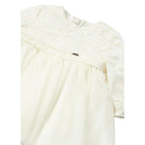 Ivory Embroidered Tulle Dress