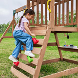 A-Frame Vista Wooden Outdoor Swing Set