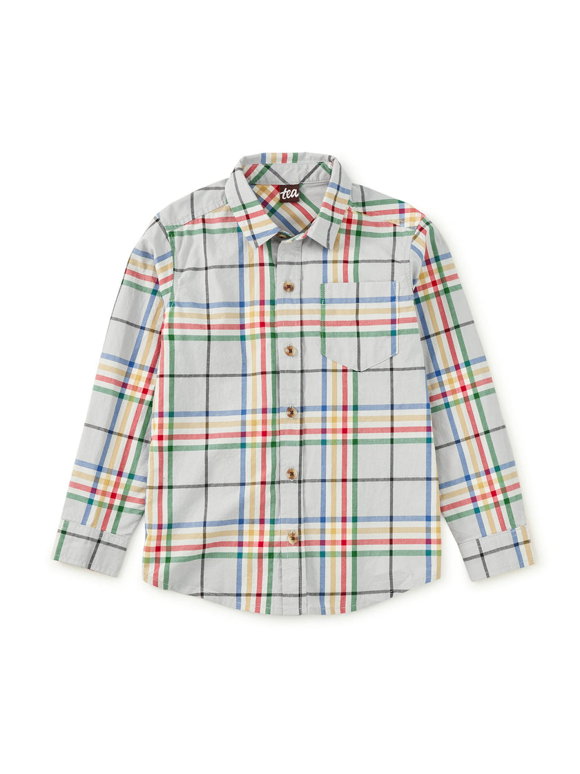 Plaid Button Up Shirt, Piccadilly Plaid