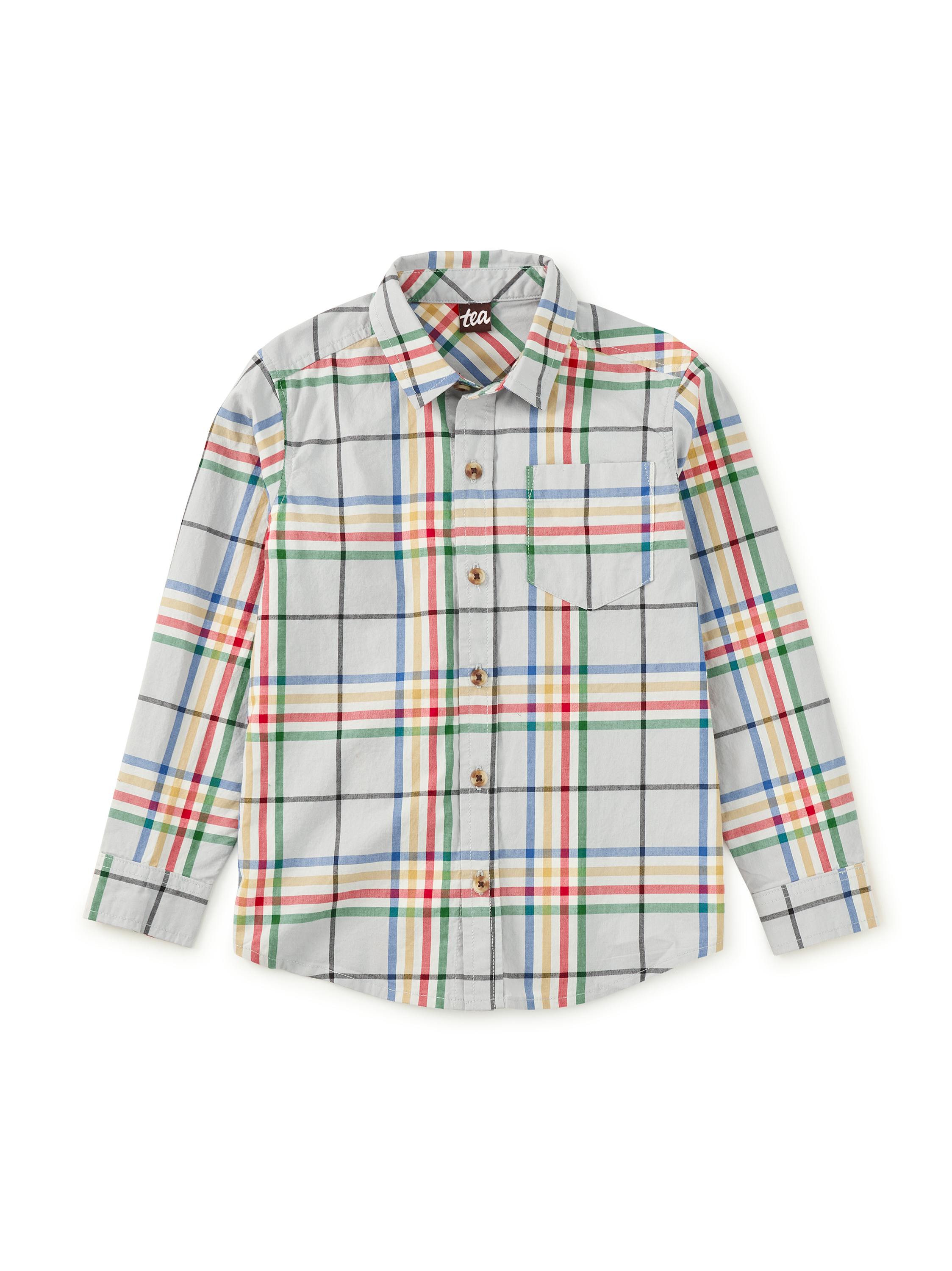 Plaid Button Up Shirt, Piccadilly Plaid