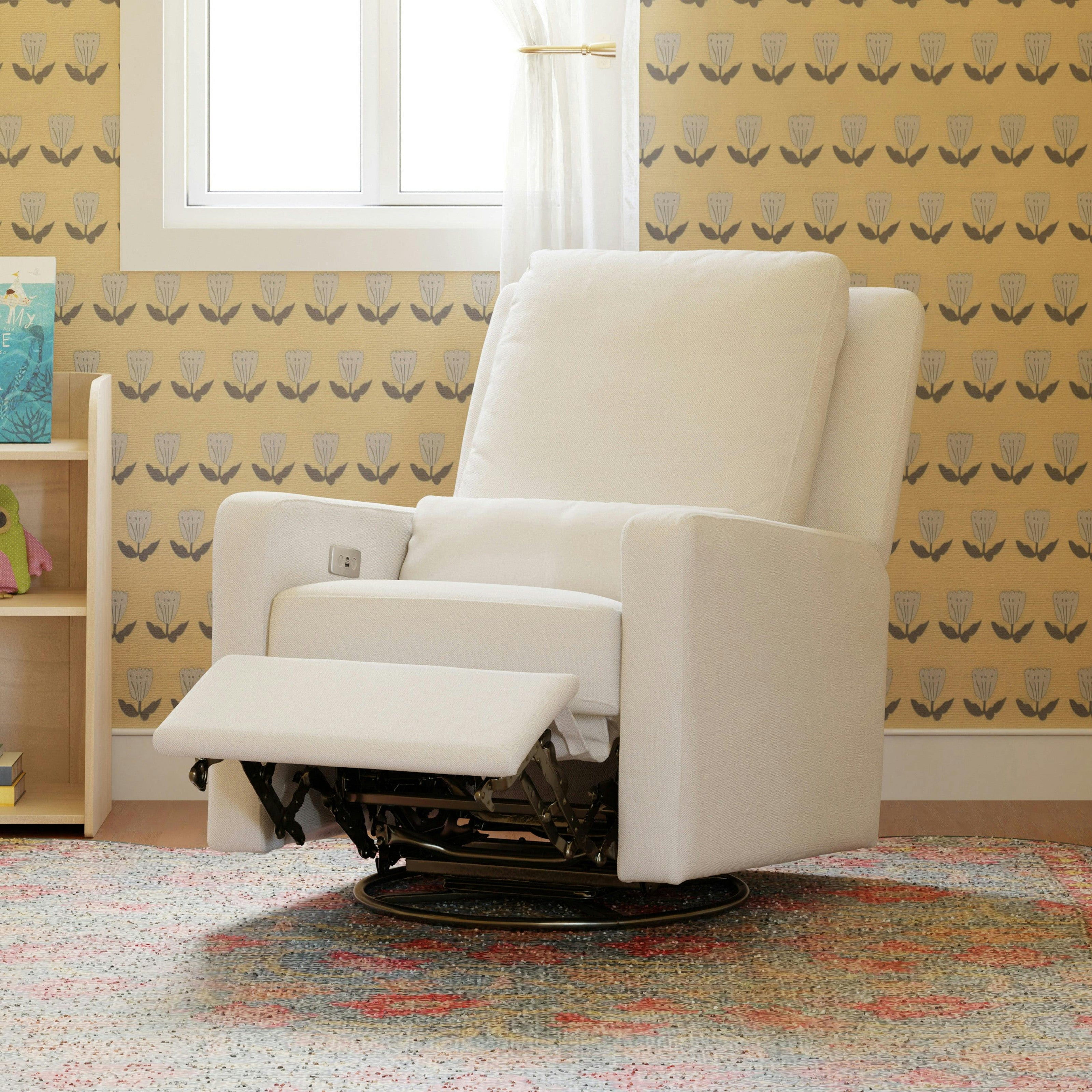 Babyletto Sigi Electronic Recliner and Swivel Glider with USB port