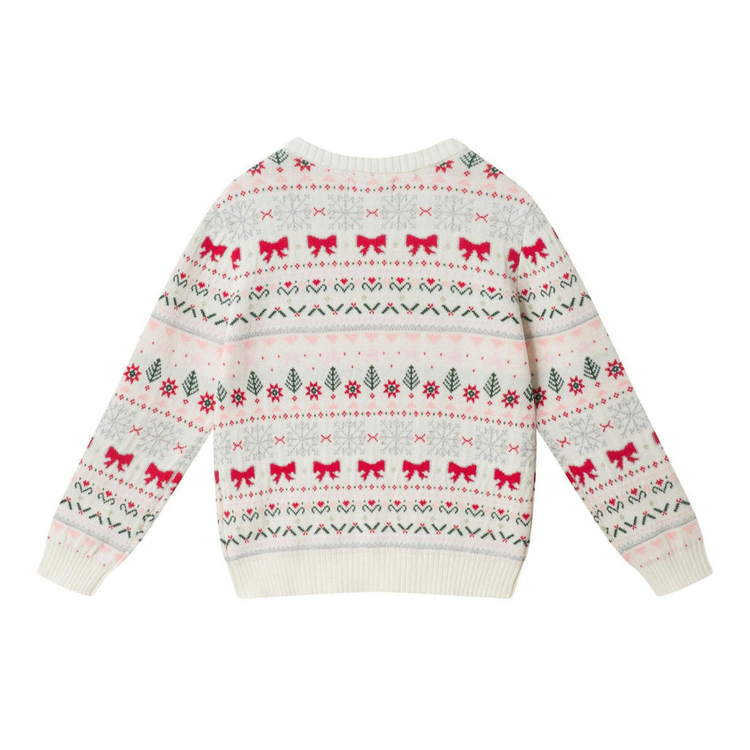 Girls (4-6X) Sweater & Skirt Set | Holiday Fair Isle