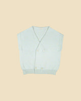 Graffiti Sleeveless Cardigan