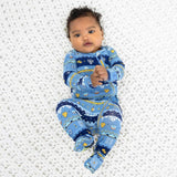 Hanukkah Fair Isle Bamboo Convertible Footie