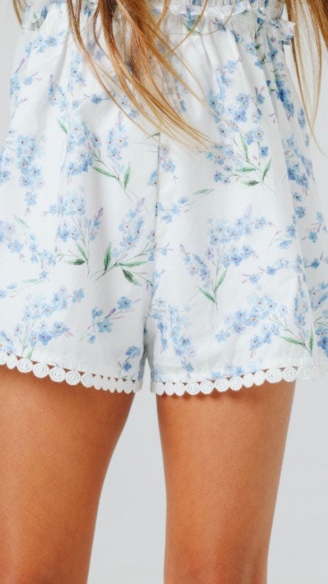 Shellona romper in blue
