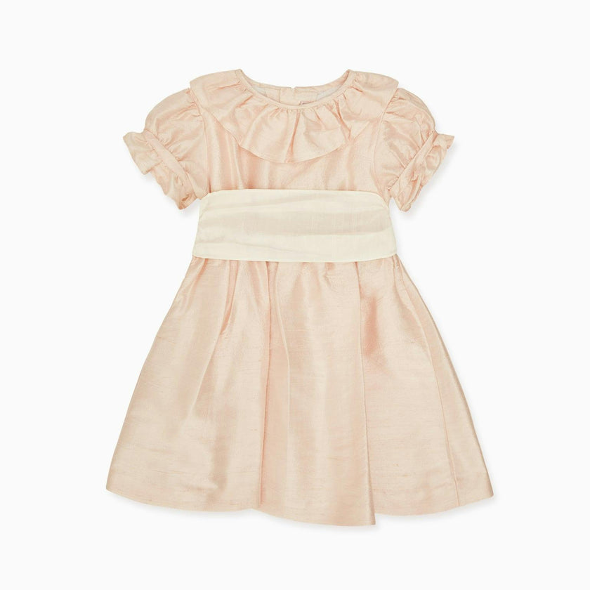 Dusty Pink Azalea Ceremony Girl Silk Dress