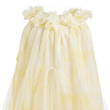 Yellow Solavie Floral Layered Dress