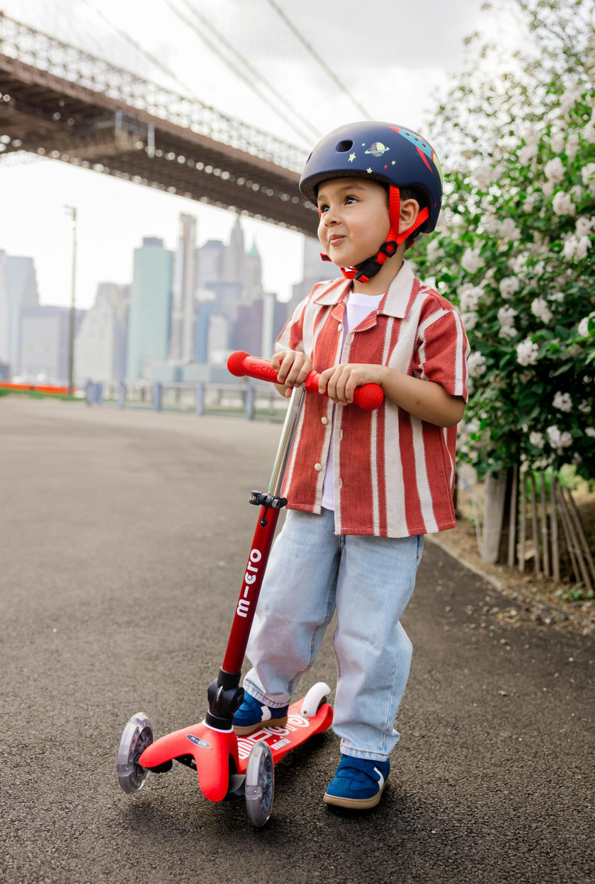 Micro Mini Foldable LED Scooter