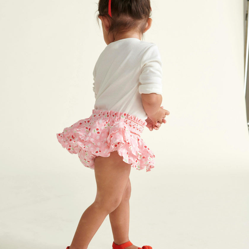 Hand-Smocked Baby Skort Briar