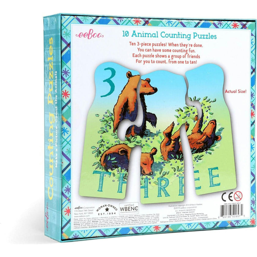 Animal Counting Puzzle Set