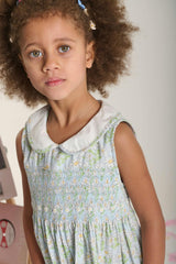 Hand-Smocked Girls Dress - Catalina