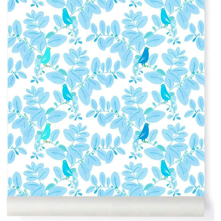 Papier peint SONGE coloris Bleu