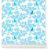 Papier peint SONGE coloris Bleu