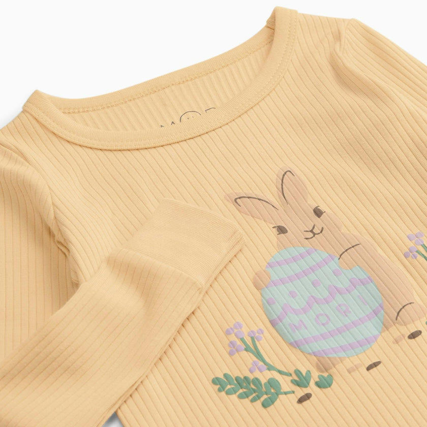 Bunny Ribbed Pajama Set