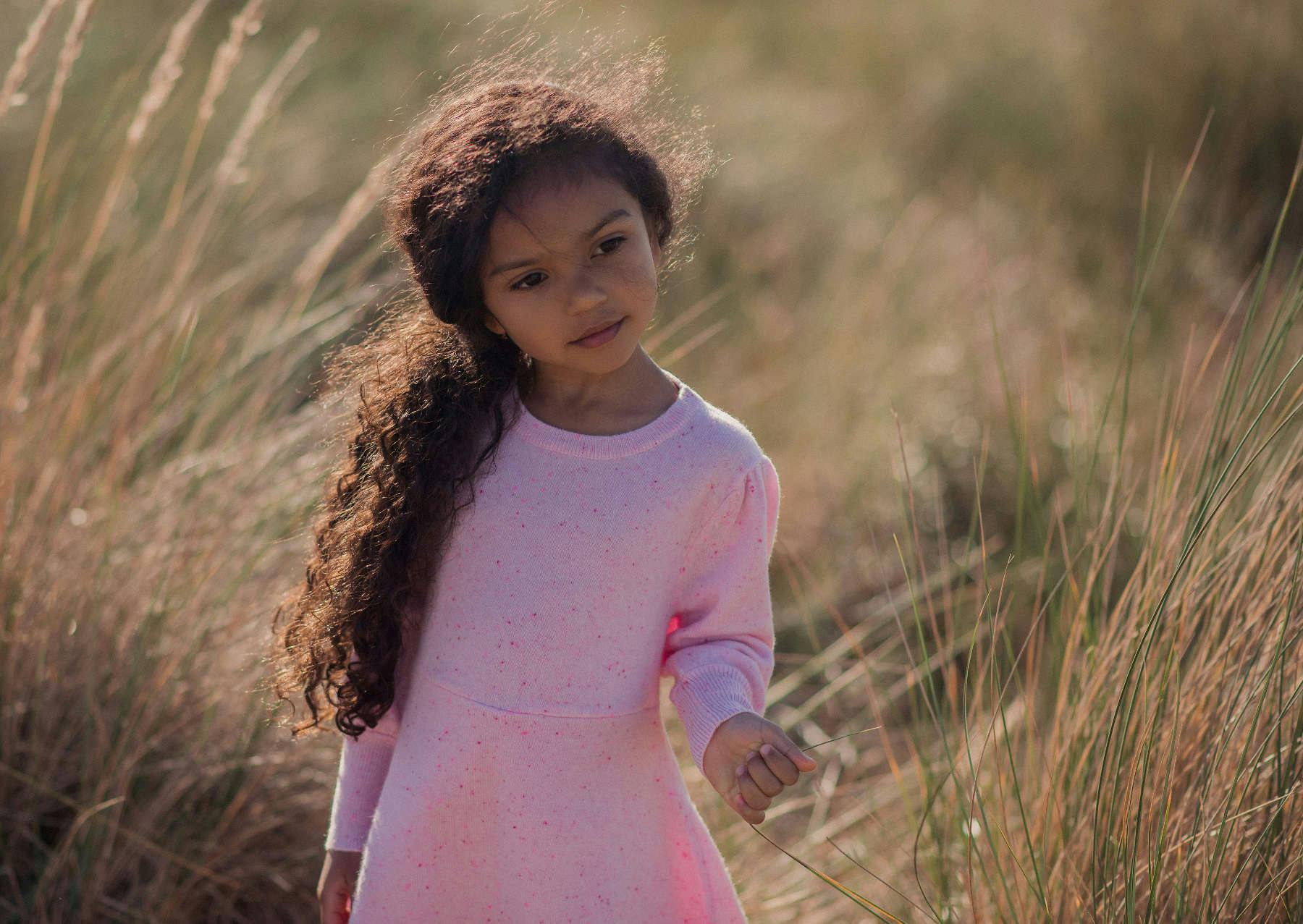 Candy Floss Swing Dress | 100% cashmere