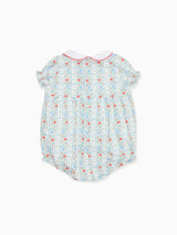 Ivory Rose Stripe Xana Baby Girl Romper