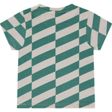 Asymmetrical Print Short Sleeve T-Shirt