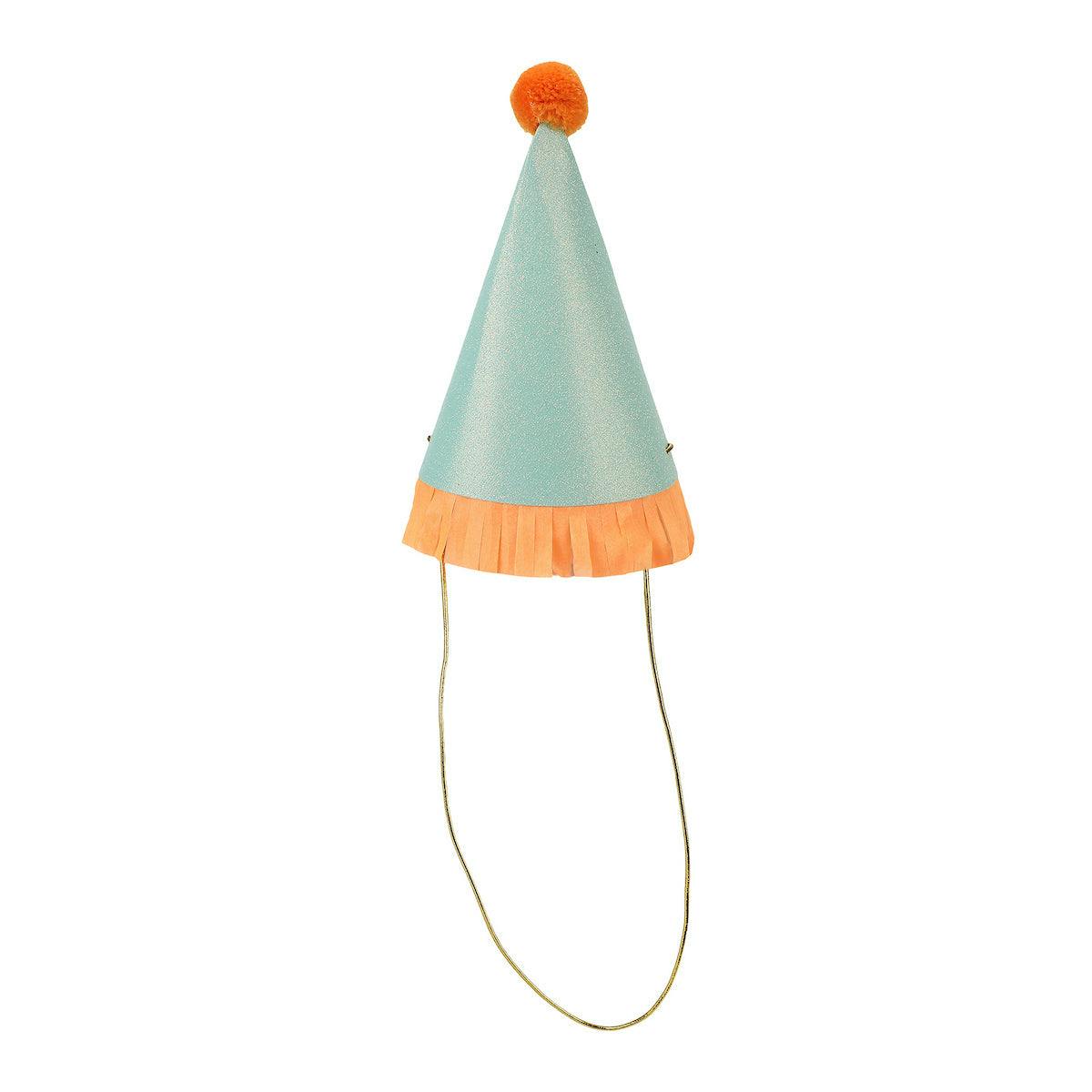 Mini Glitter Party Hats (set of 8)