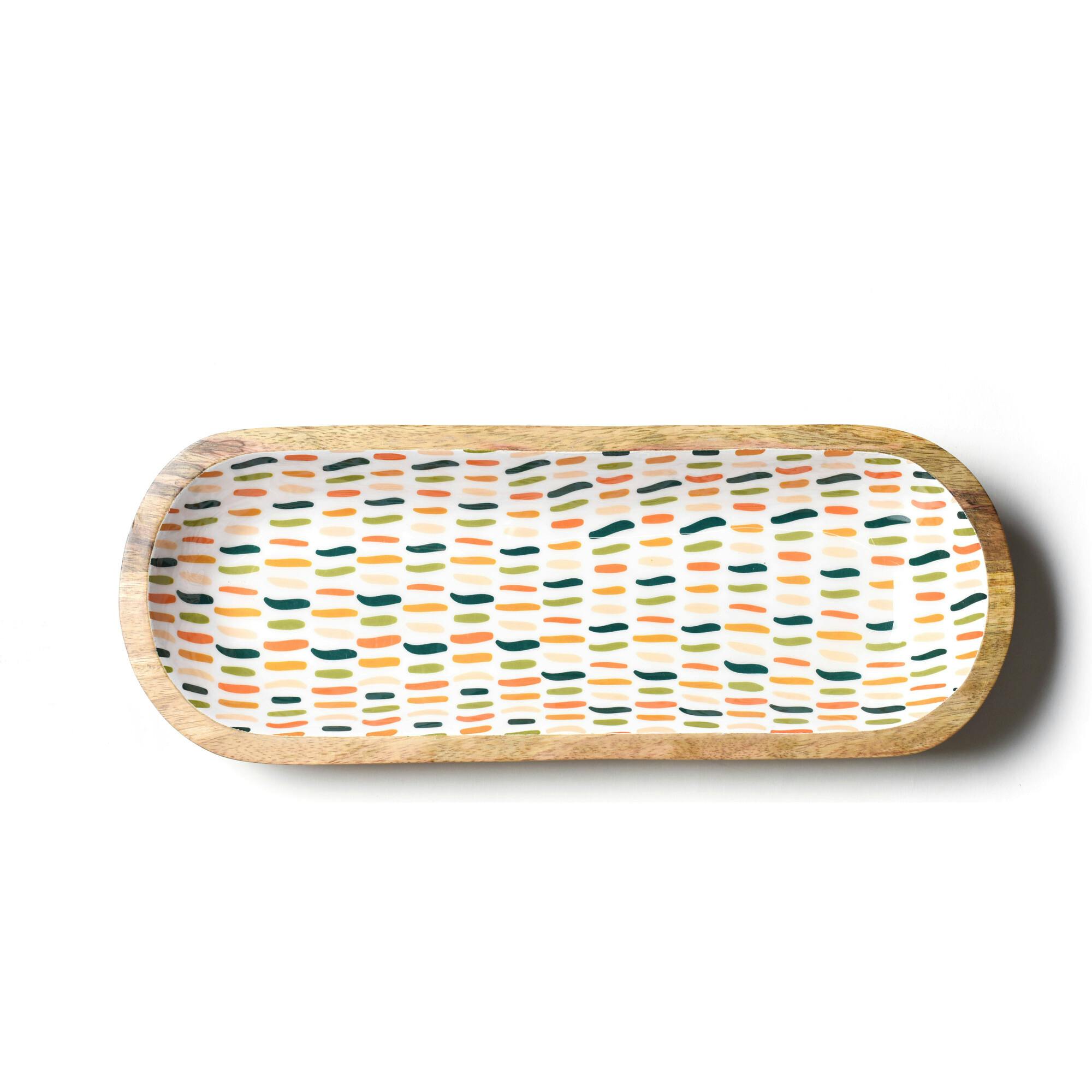 Feathered Dusk Wooden Dough Bowl