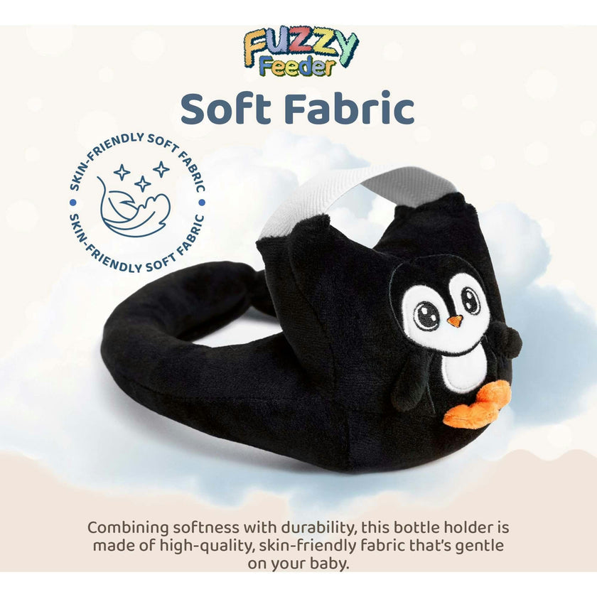 Baby Bottle Pillow Holder For Parents - Penguin