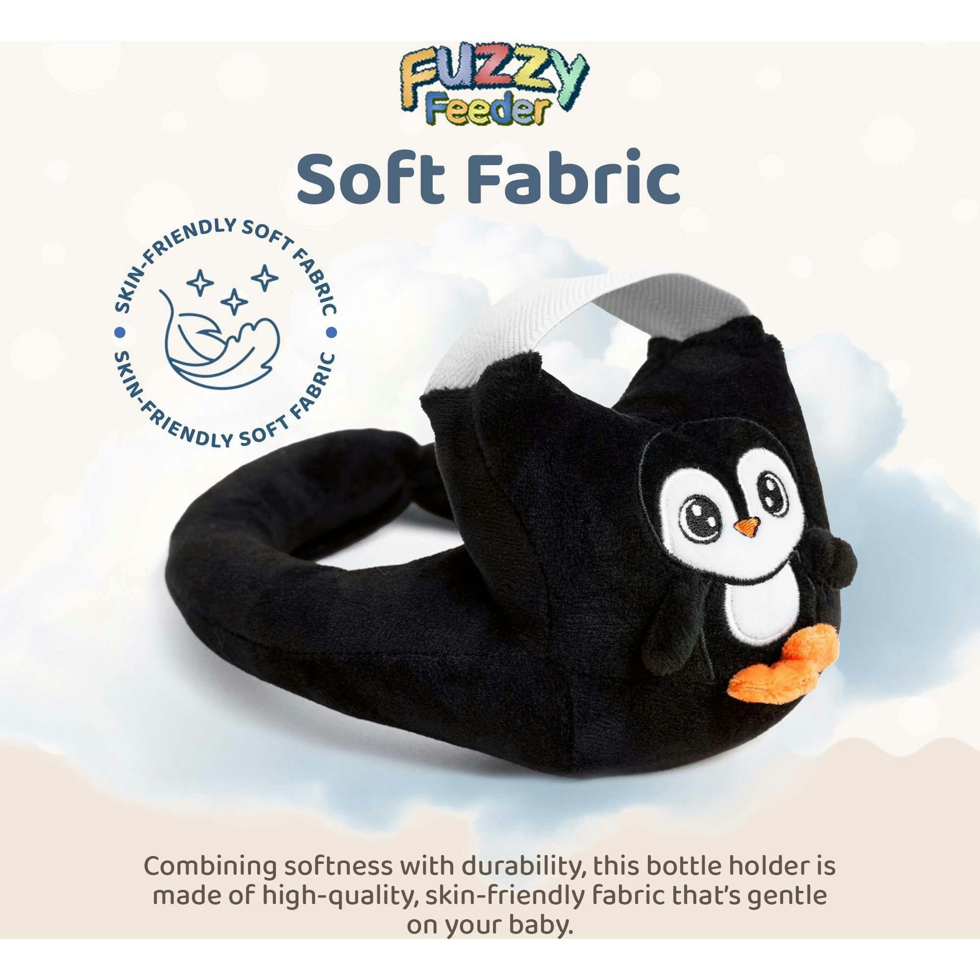Baby Bottle Pillow Holder For Parents - Penguin