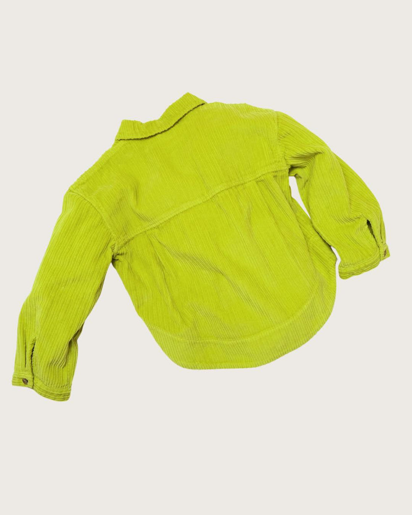 Adult Jagger Apple Green Cord Overshirt