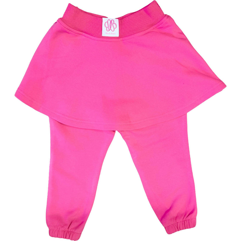 Hot Pink Skirted Bow Jogger