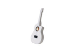 Rock Star Karaoke-Guitar Speaker & Microphone Combo - White