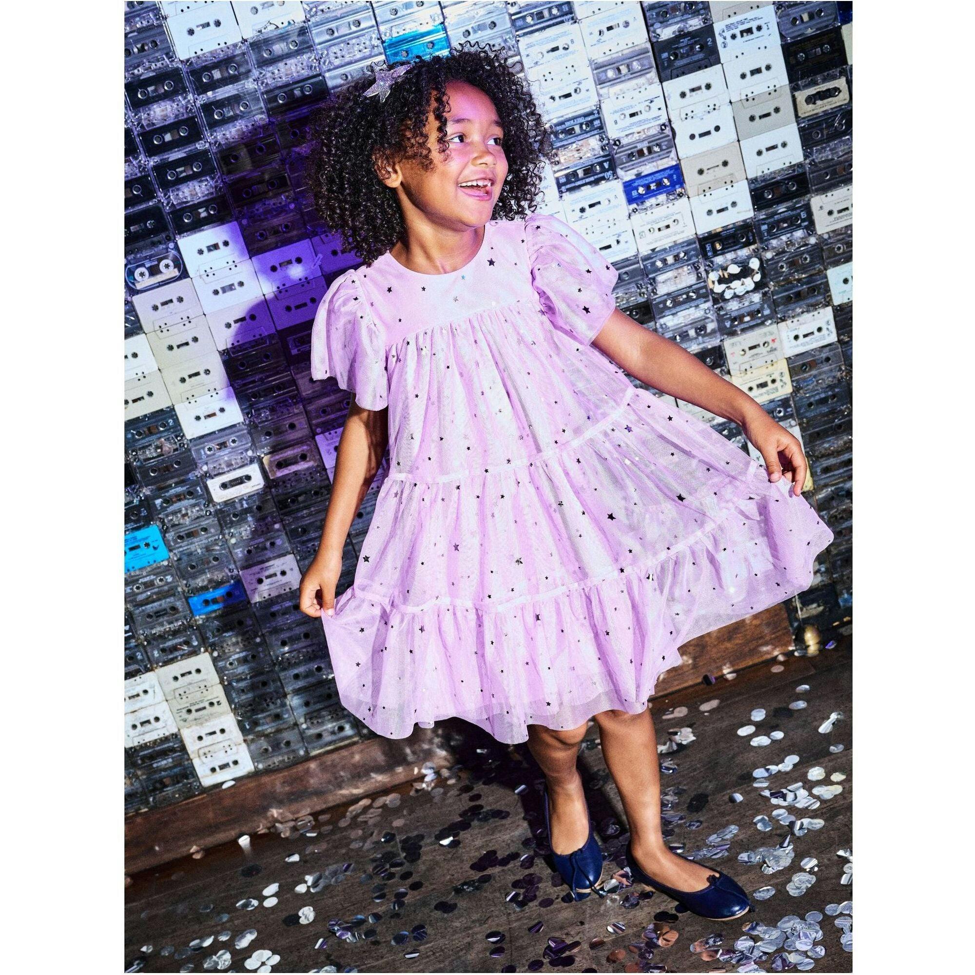 Tiered Tulle Sparkle Dress