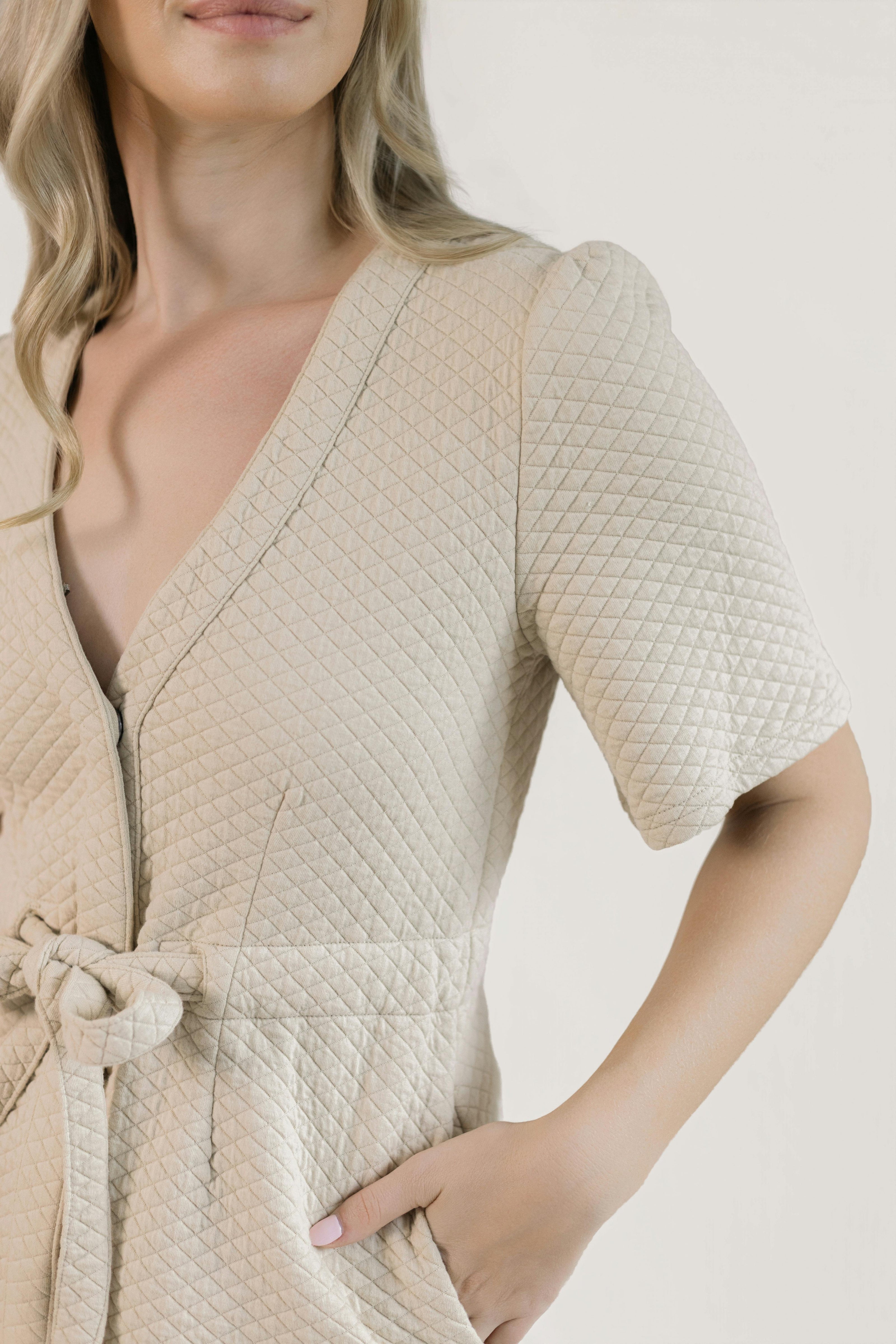 The Ease Robe - Oat