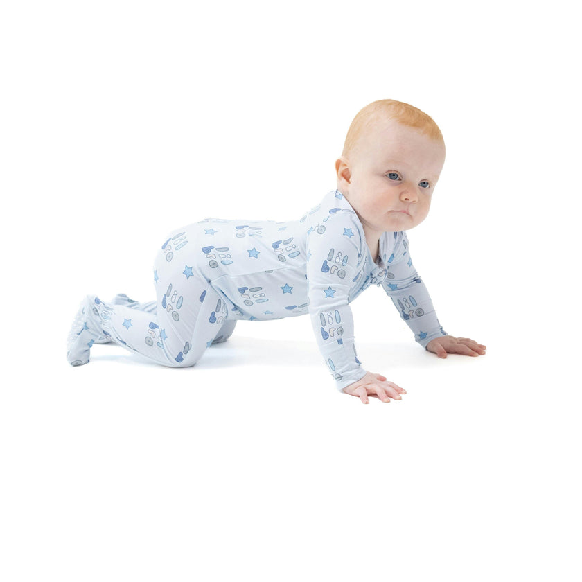 Lil Bro - 2 Way Zipper Footie