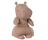 Hippo w. skirt, Small - Soft rose