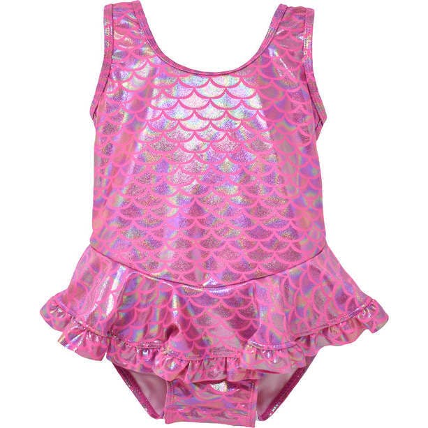 UPF 50+ Stella Infant Ruffle Swimsuit - F