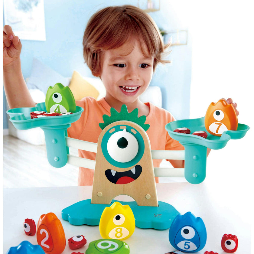 Monster Math Balance Scale W/ Monster Family Figures