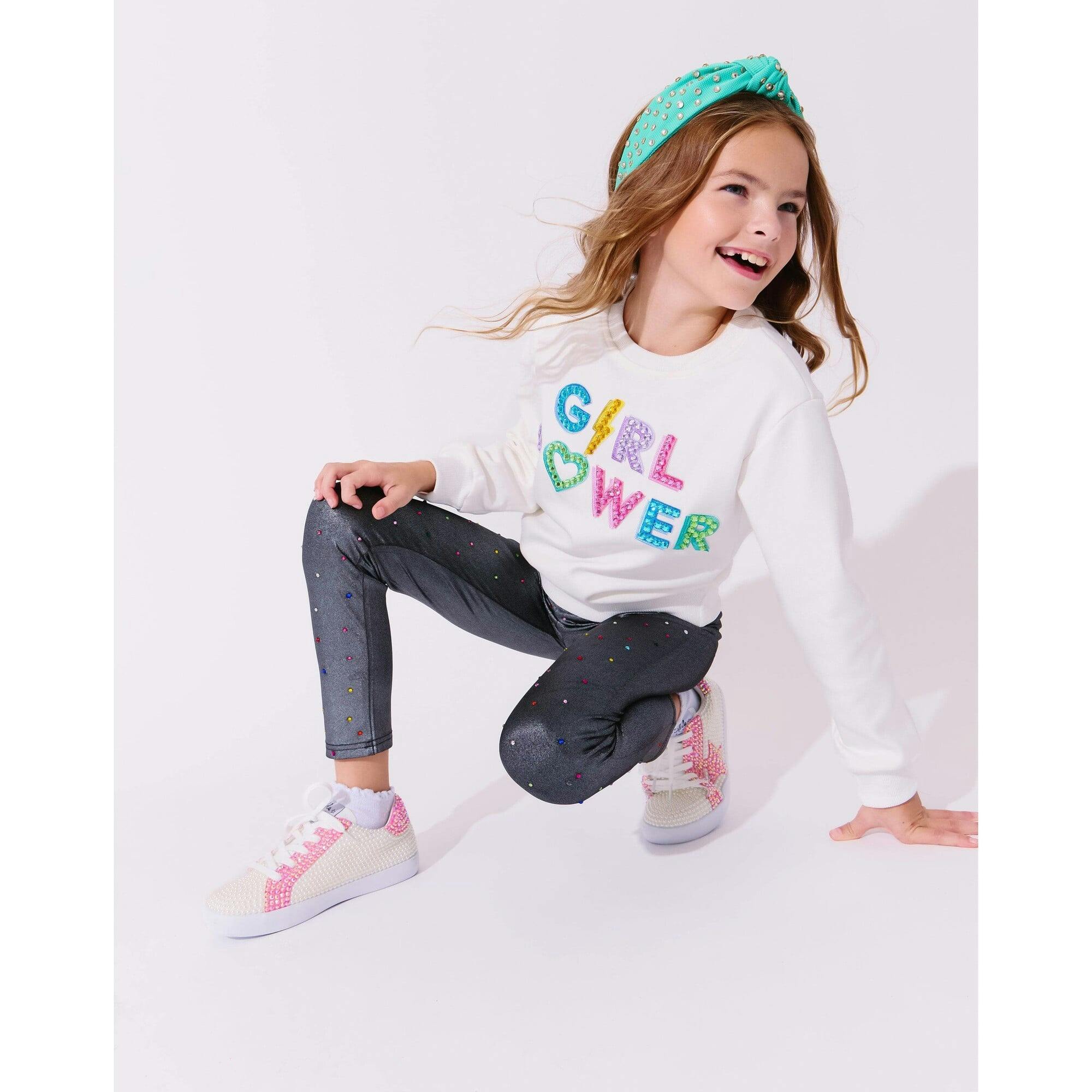 Crystal Girl Power Sweatshirt