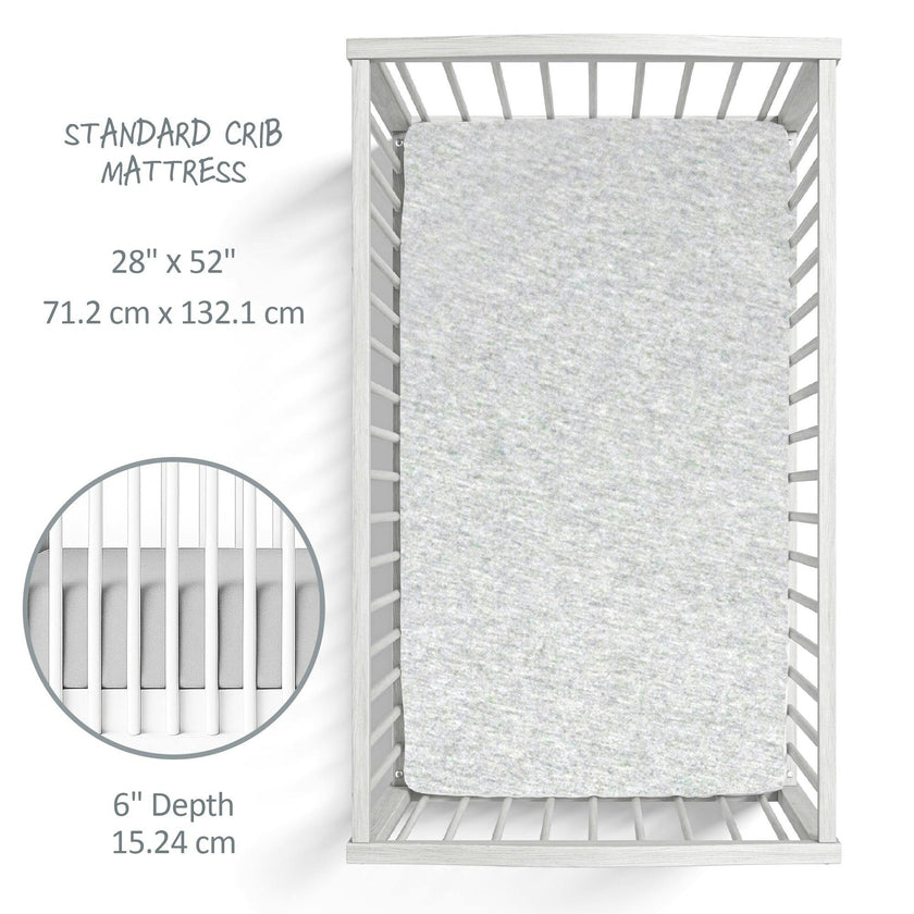 FRANKIE 2-Pack Fitted Crib Sheet