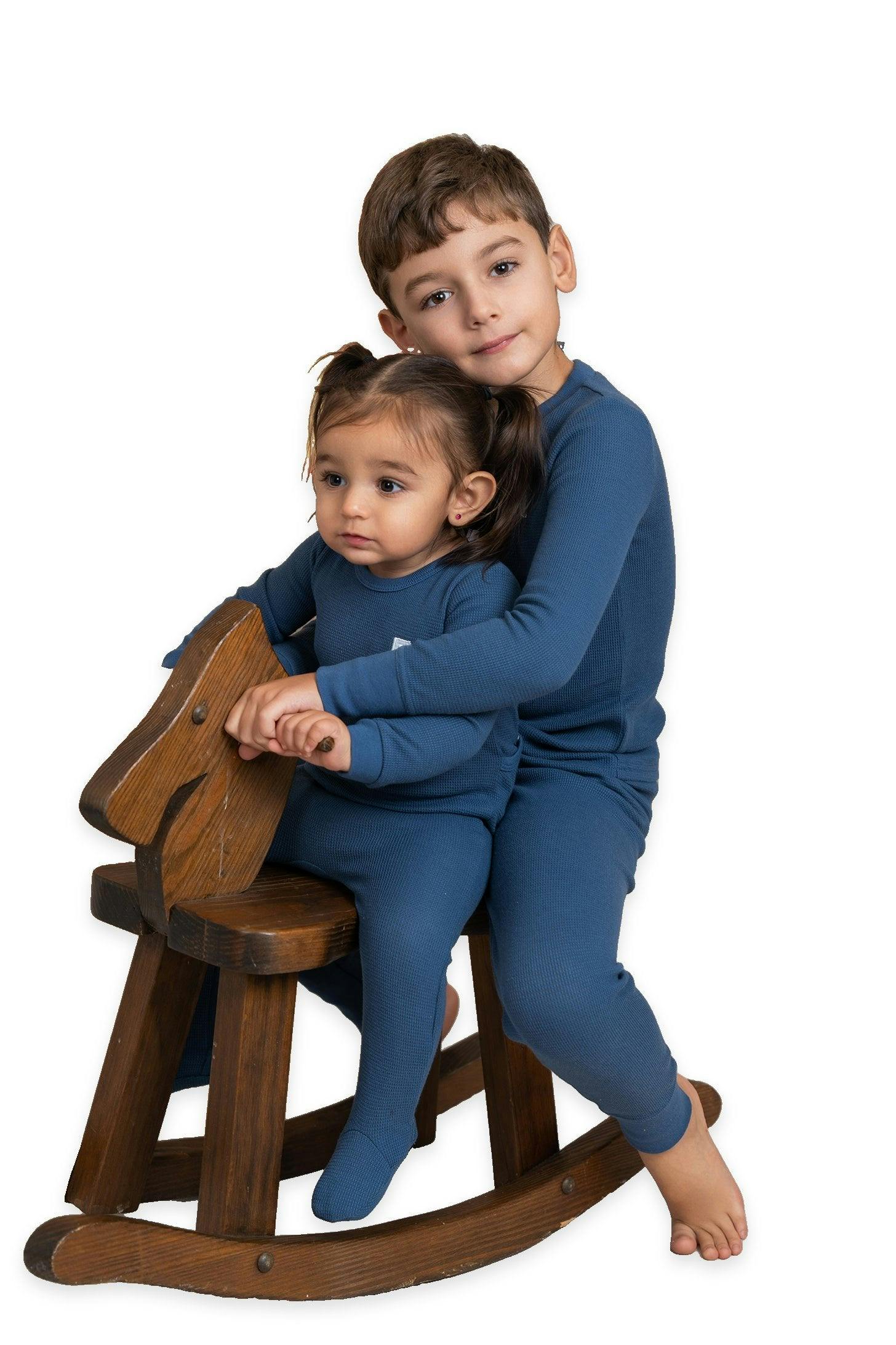 Waffle Square Textured Onesie