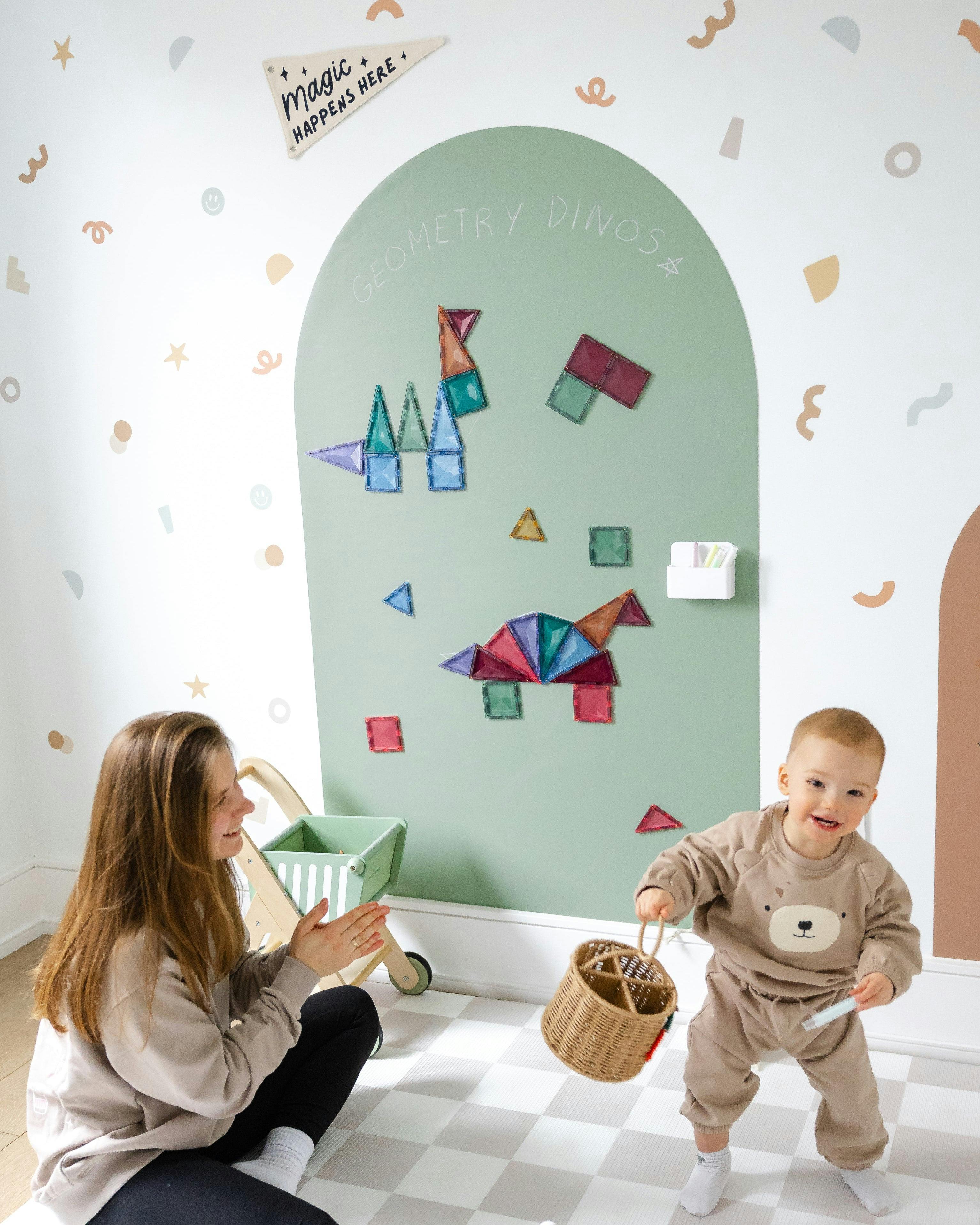 JUMBO Magic Playwall - Arch Magnetic Wall Decal for Kids