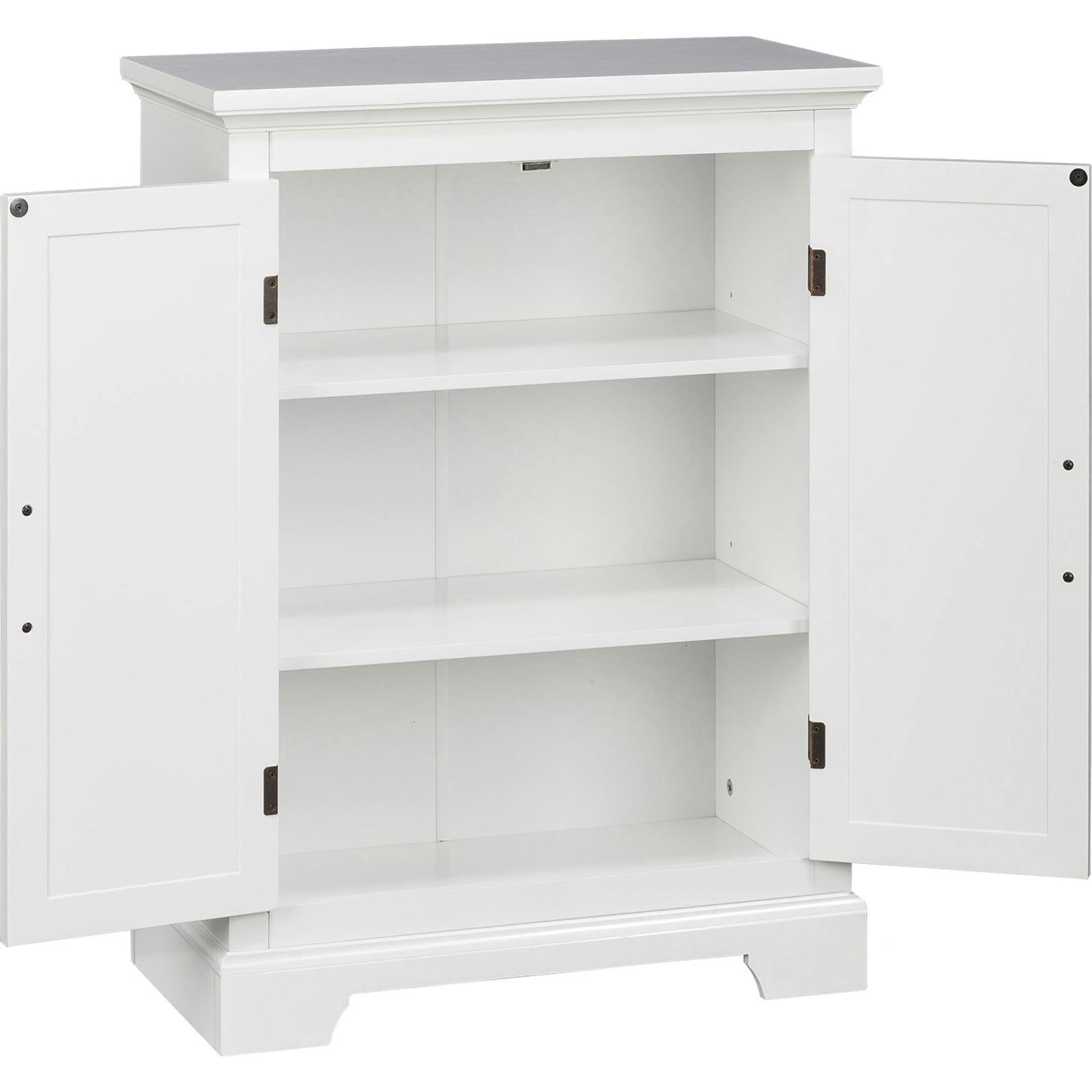 St. James Wooden Floor Cabinet with 3 Shelves