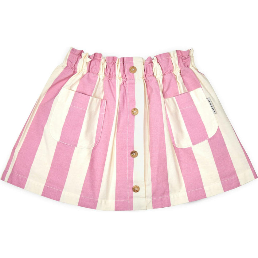 Mipounet SS26 Claude Mini, Skirt Ecru Pink