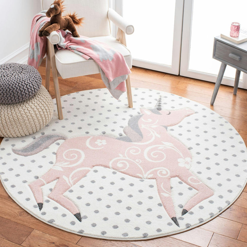 Carousel Kids Olivia Rug, Pink