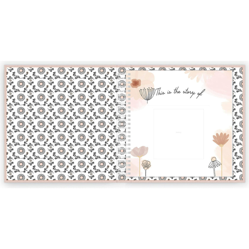 Wildflower Meadow Luxury Memory Baby Book