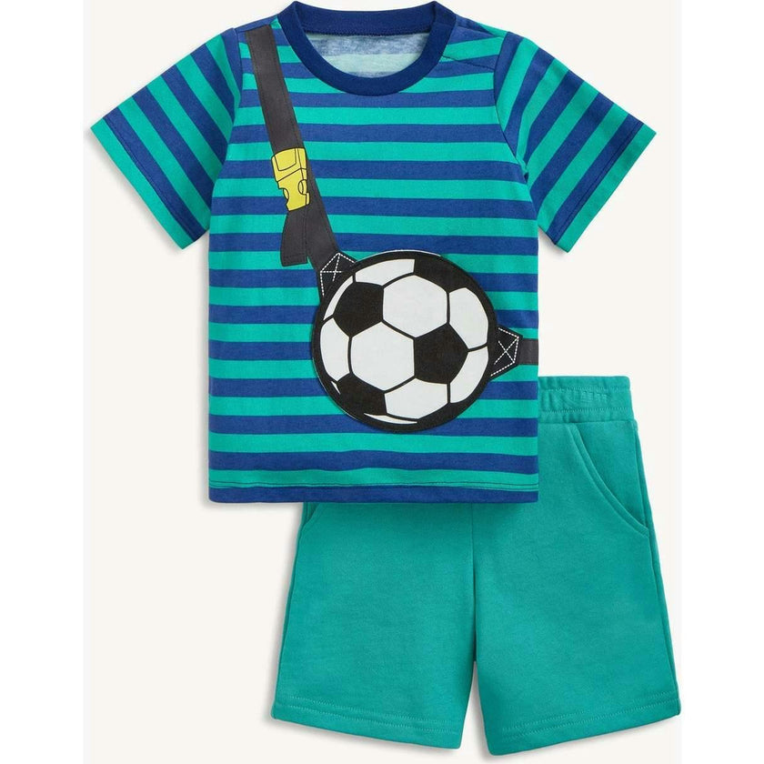 Magnetic Peek-A-Pocket T-Shirt & Shorts Set