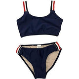 Two Piece Two Piece Stripe Swimsuit