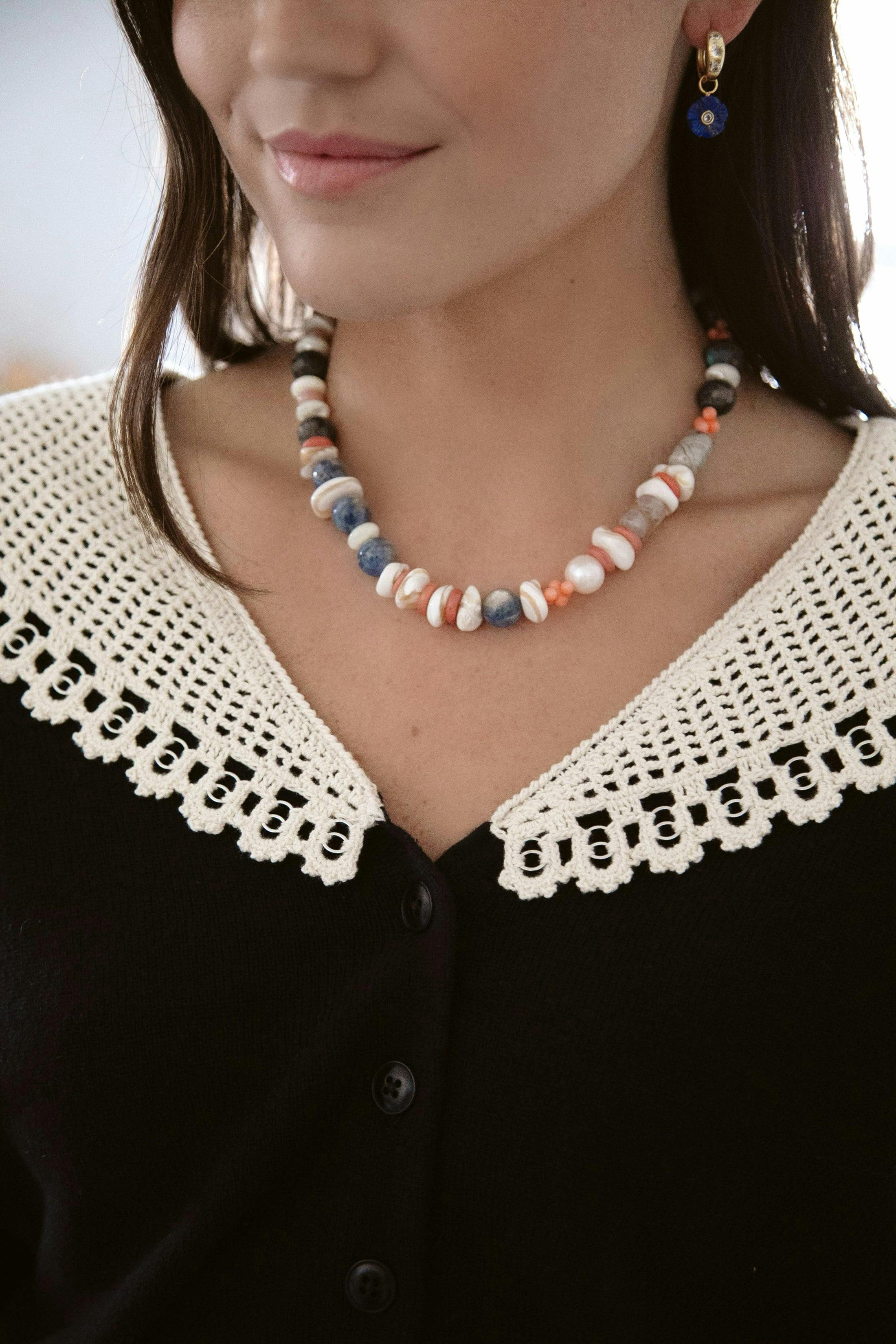 Poolside Confetti Necklace