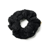 Halo Luxe Evelina Lace Scrunchie - Black