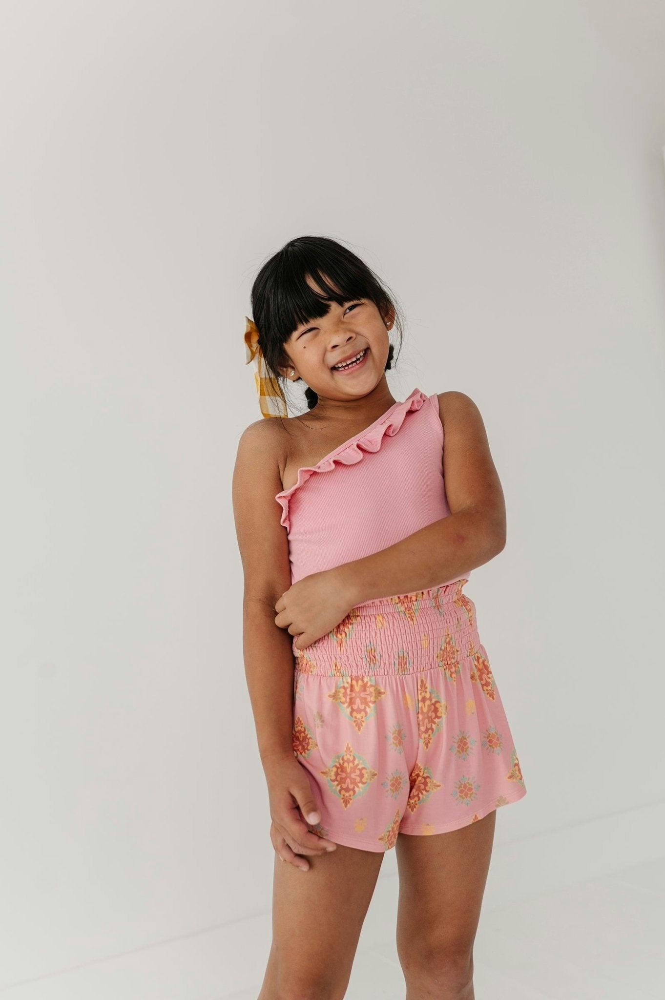 One-Shoulder Ribbed Tank