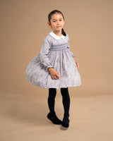 Jujube Dress Blue Plum Liberty