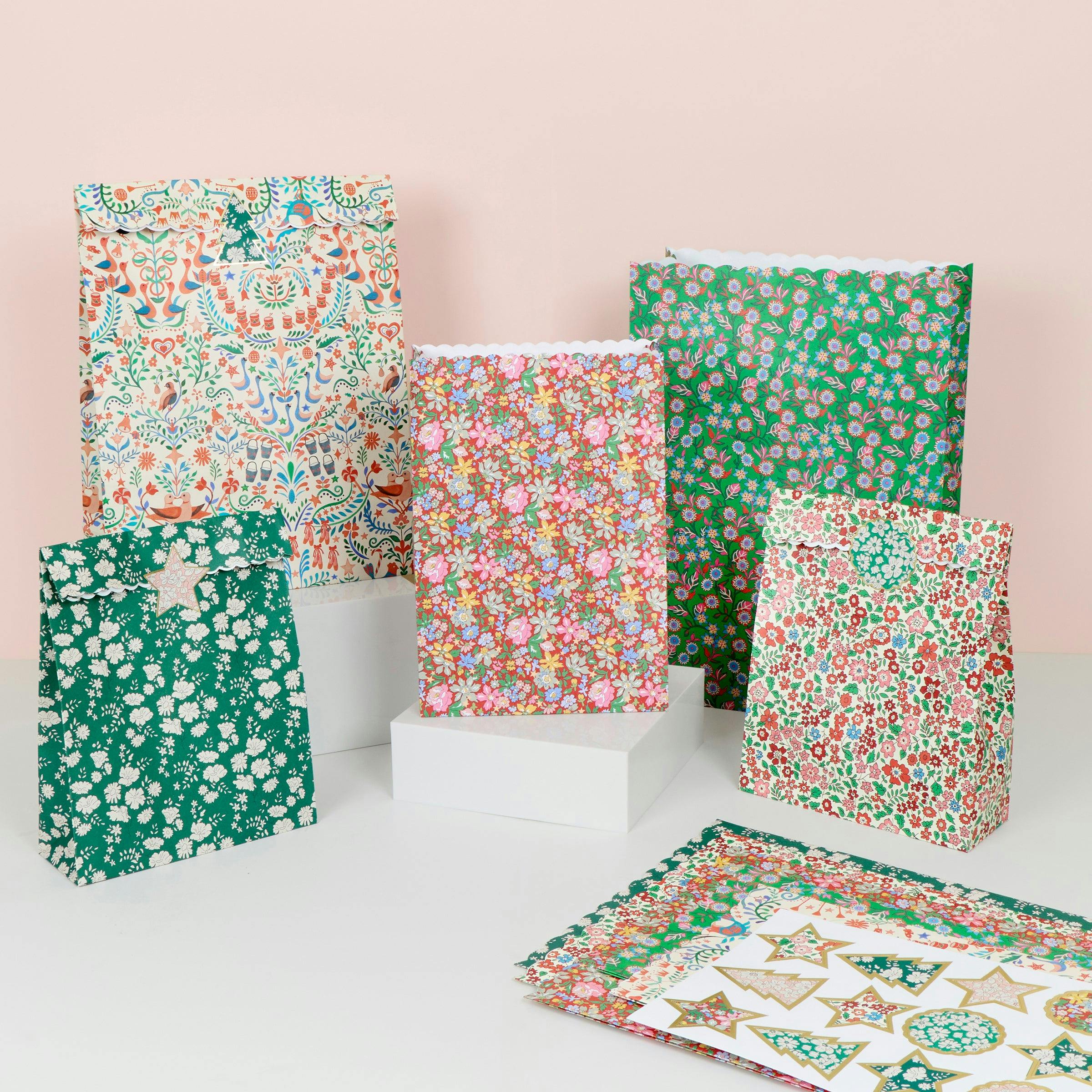 Meri Meri x Liberty Paper Gift Bags